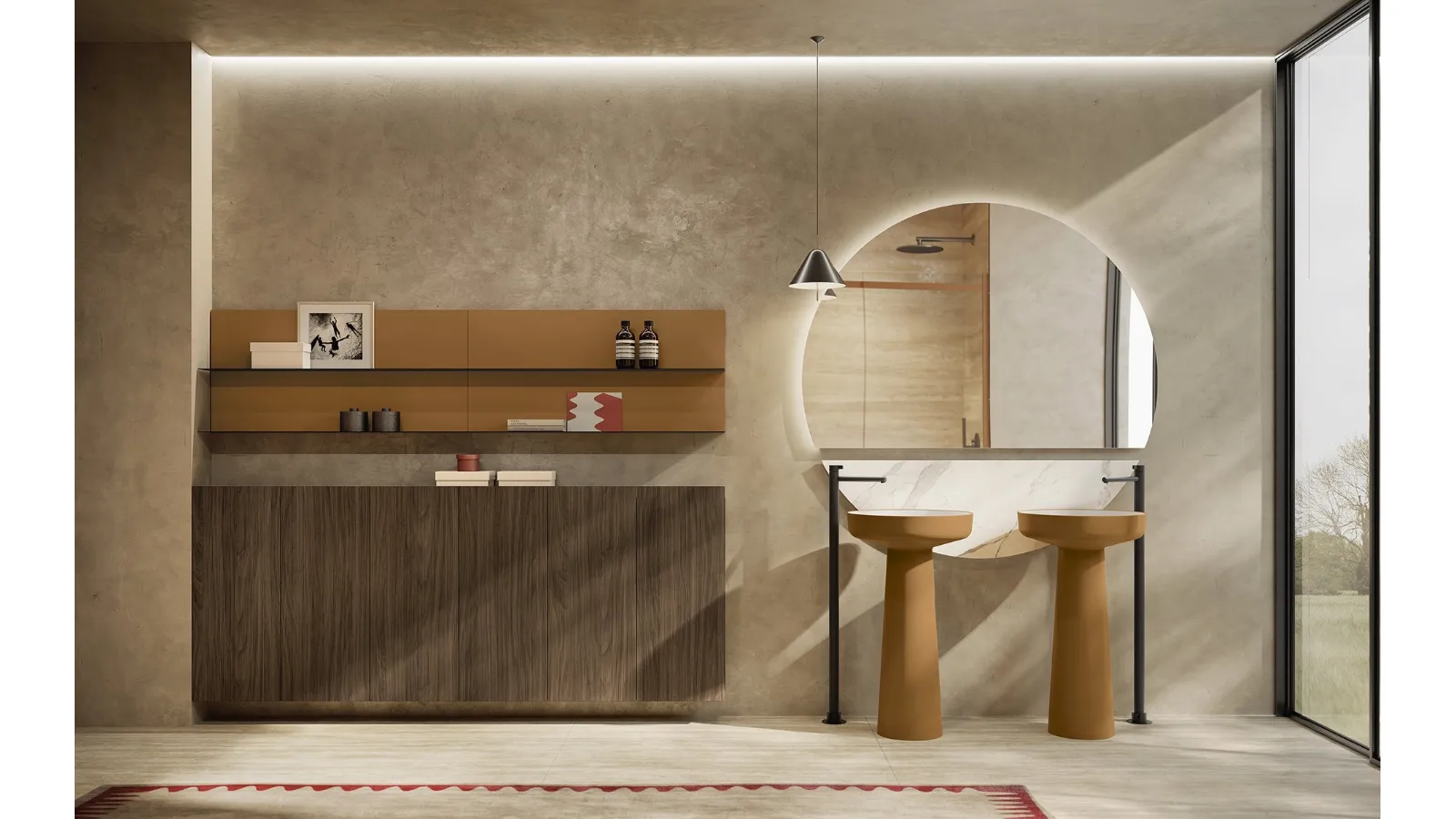 Mobile da Bagno Slide Wood di Artesi