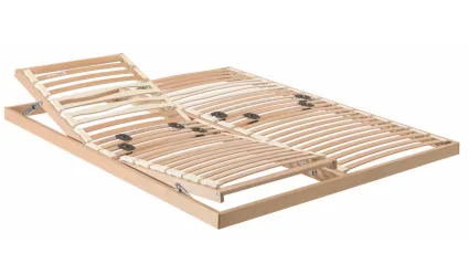 Rete Letto Range Relax regolabile in legno di faggio di Oggioni