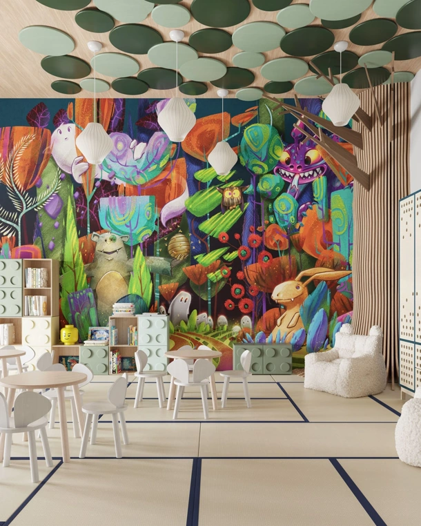 Carta da parati Fantasy Tale di Inkiostro Bianco