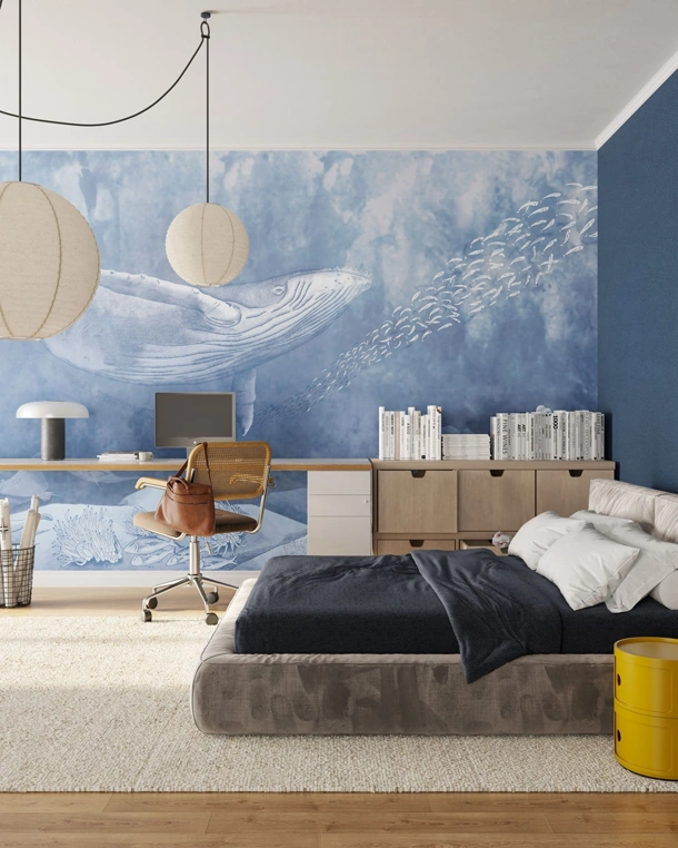 Carta da parati Pelagos di Inkiostro Bianco