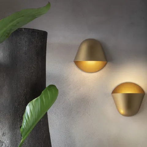 Lampada da parete in metallo Enoki Applique di Pentalight