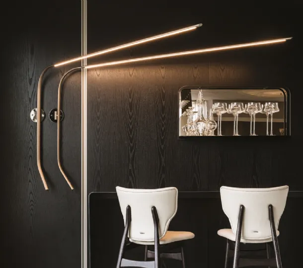 Lampada da parete in metallo Fisherman di Cattelan Italia