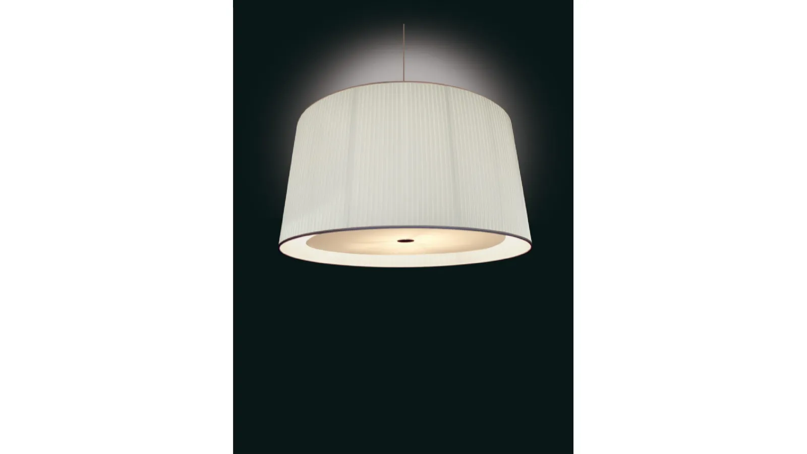 Lampada a sospensione Luxury in tessuto plissettato di Pentalight