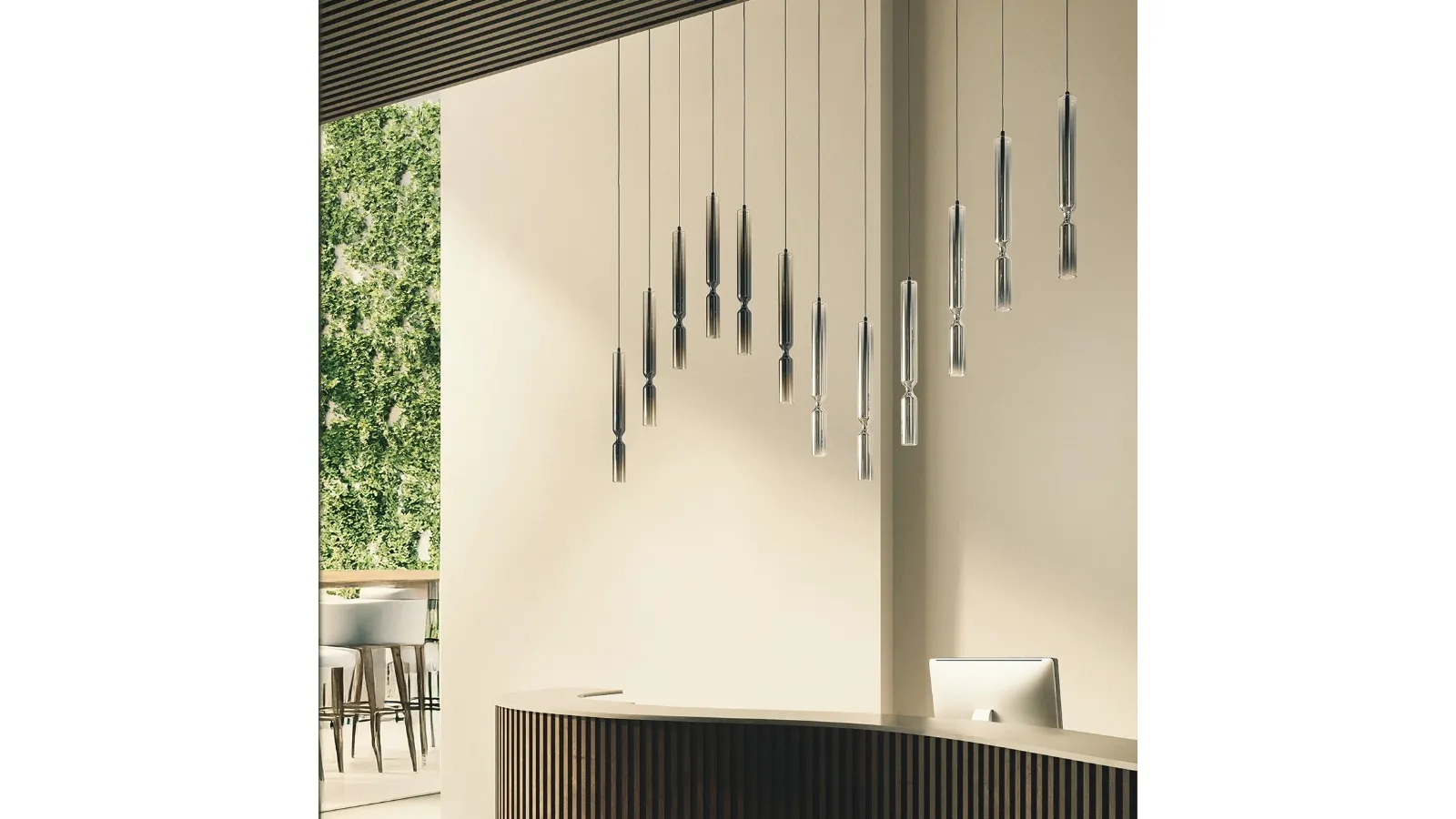 Lampada a sospensione Misty di Pentalight