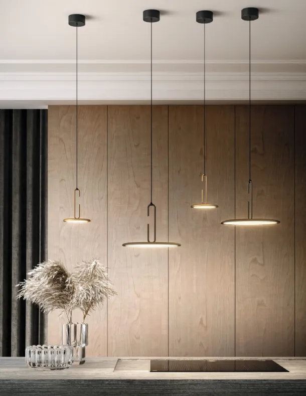 Lampada a sospensione Clip di Pentalight
