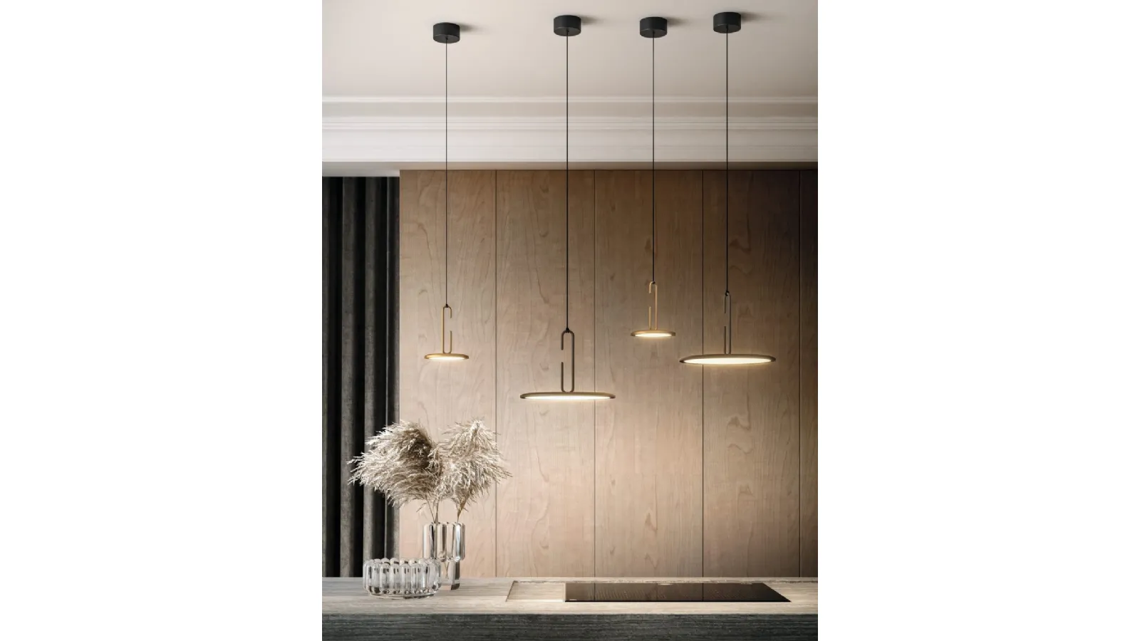 Lampada a sospensione Clip di Pentalight