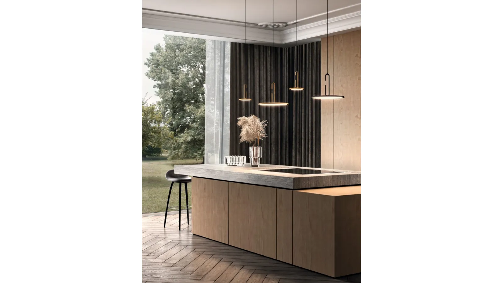 Lampada a sospensione Clip di Pentalight