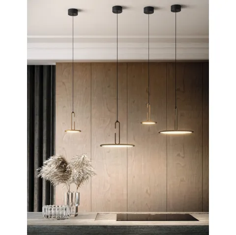 Lampada a sospensione Clip di Pentalight