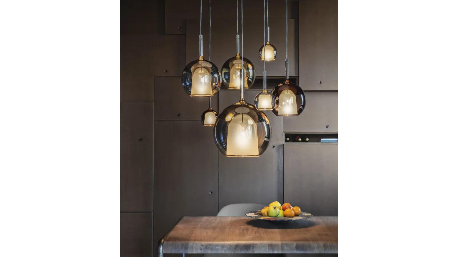 Lampada a sospensione Glo di Pentalight