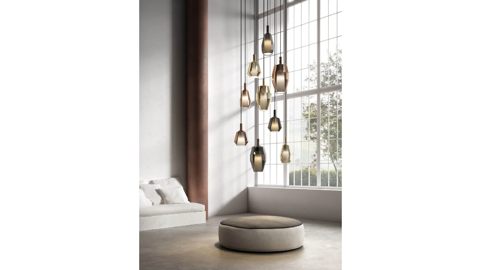 Lampada a sospensione Mom Glossy di Pentalight