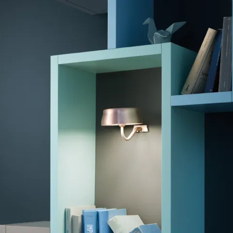 Lampada da parete in metallo Sister Light di Zafferano