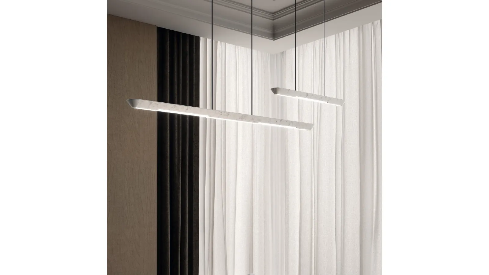 Lampada a sospensione Woody di Pentalight