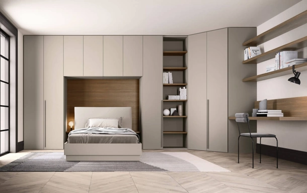 Armadio battente a ponte Alterna SM2015 di Zalf