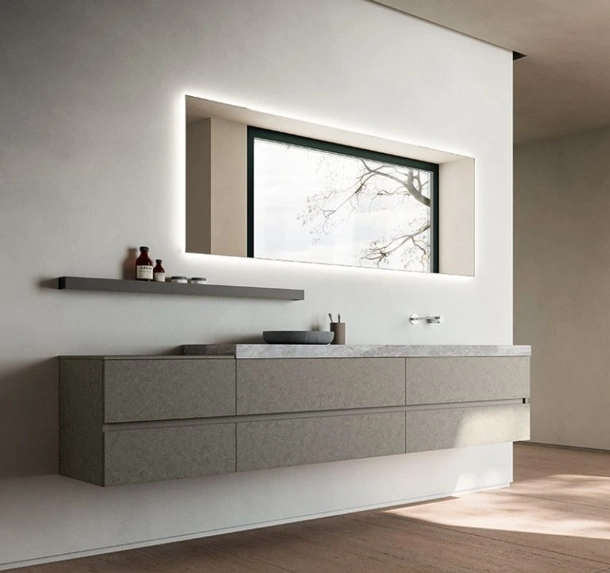 Mobile da Bagno sospeso Segno 01 di Cerasa