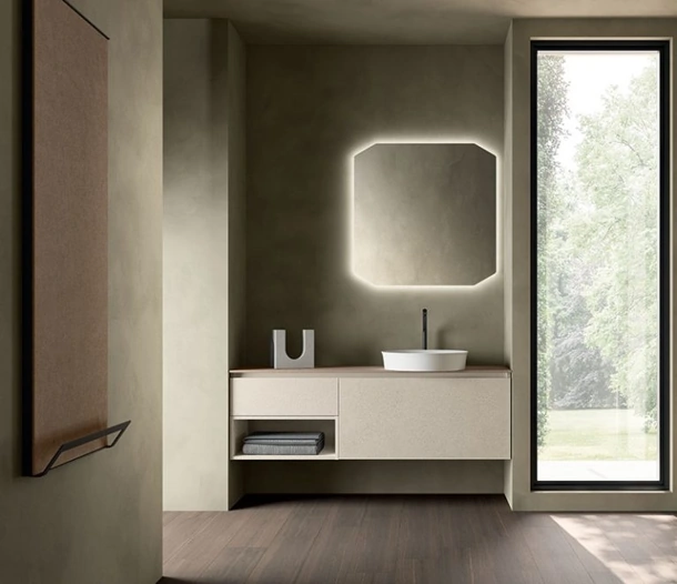 Mobile da Bagno sospeso Segno 02 di Cerasa