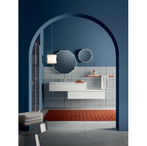 Mobile da Bagno Filo+ Bianco opaco di Artesi
