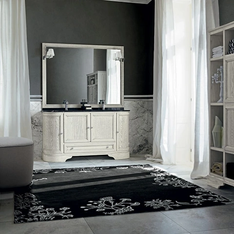 Mobile da Bagno Paestum 02 in Frassino laccato di Cerasa