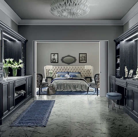 Mobile da Bagno Paestum 04 in Decapé Nero di Cerasa