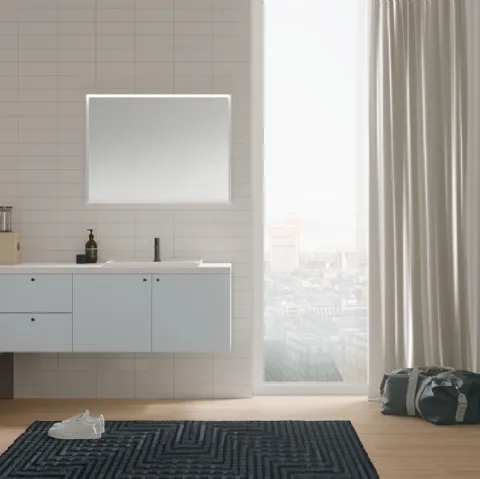 Mobile da Bagno sospeso Passepartout Ghiaccio di Artesi
