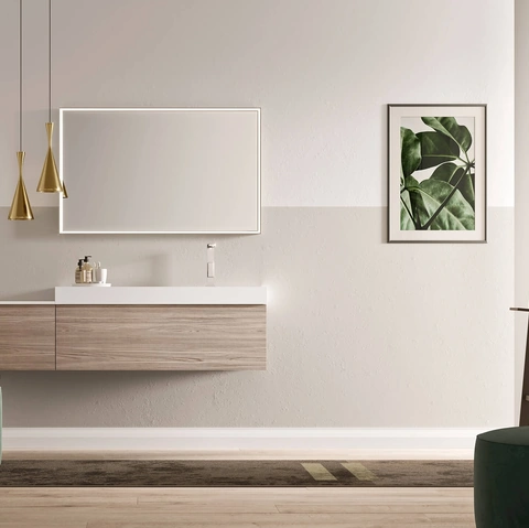 Mobile da Bagno sospeso Petra 56 di Artesi