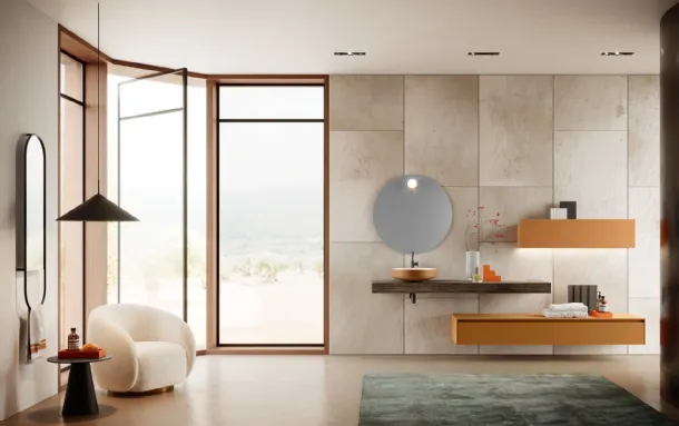 Mobile da Bagno Re-Start Play Laccato di Artesi