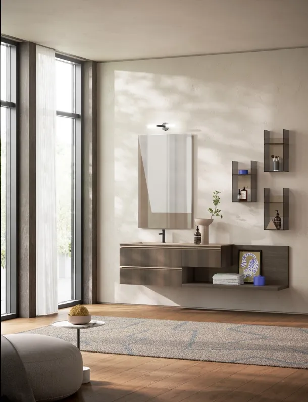Mobile da Bagno Re-Start Poker in Rovere di Artesi