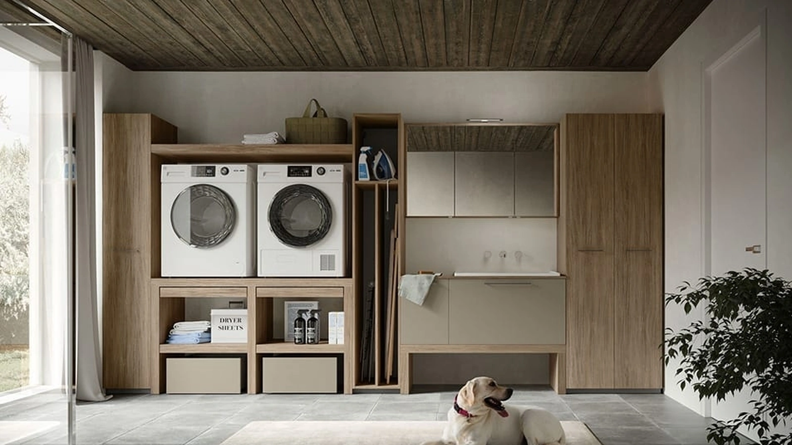 Mobile per Lavanderia Regola 04 di Cerasa