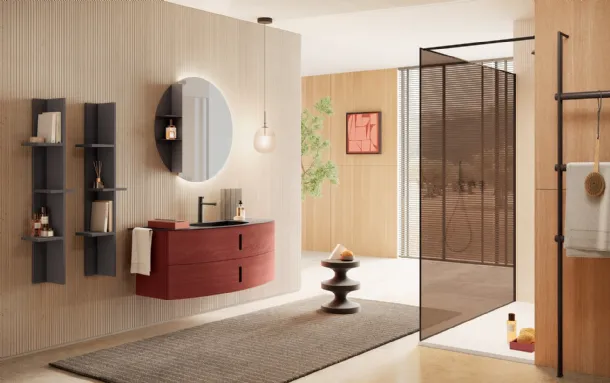 Mobile da Bagno Round in Rovere di Artesi