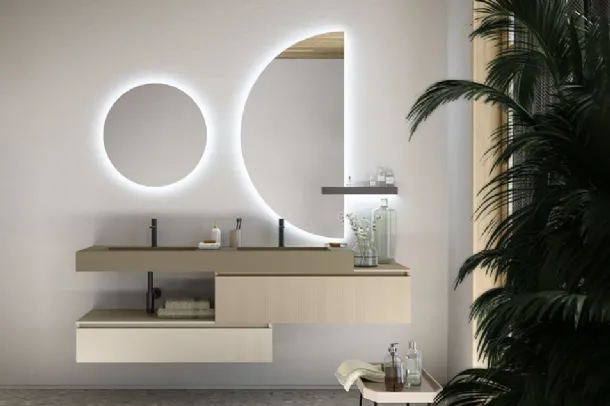 Mobile da Bagno sospeso Segno 03 di Cerasa