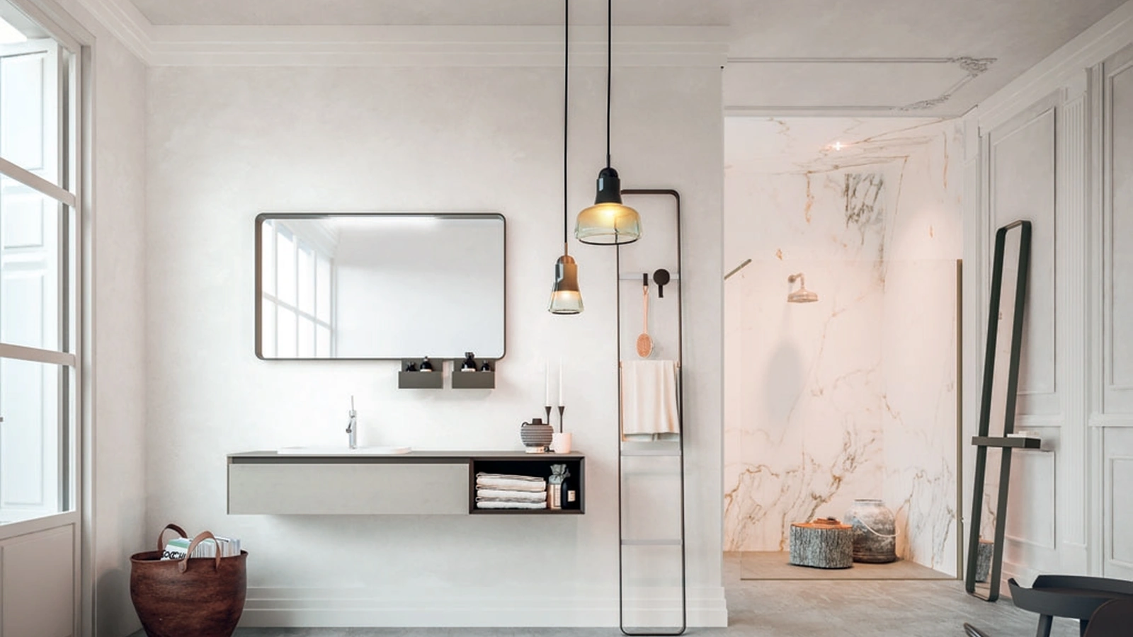Mobile da Bagno sospeso Urban 11 di Artesi