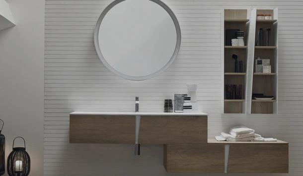 Mobile da Bagno sospeso Wector 04 di Artesi