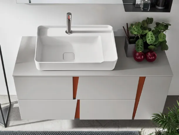 Mobile da Bagno Wector in Laccato di Artesi