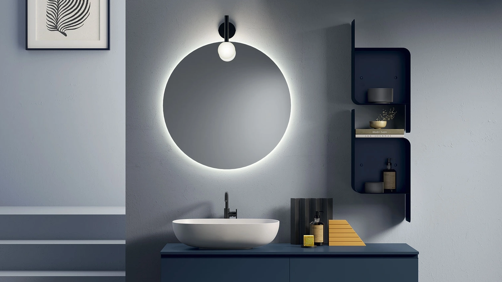 Mobile da Bagno sospeso Yang 07 di Artesi