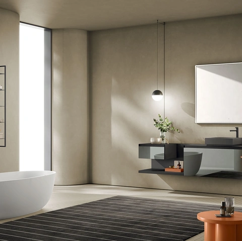 Mobile da Bagno sospeso Yoko 02 di Artesi