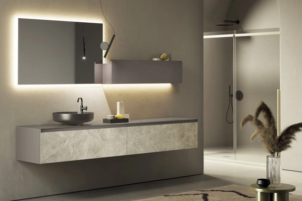Mobile da Bagno sospeso Yoko 06 di Artesi