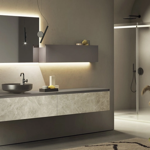 Mobile da Bagno sospeso Yoko 06 di Artesi