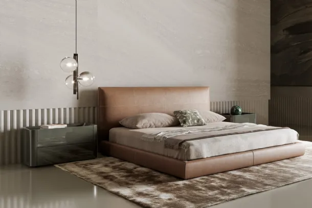 Comodino Arragan in laccato lucido di Bonaldo