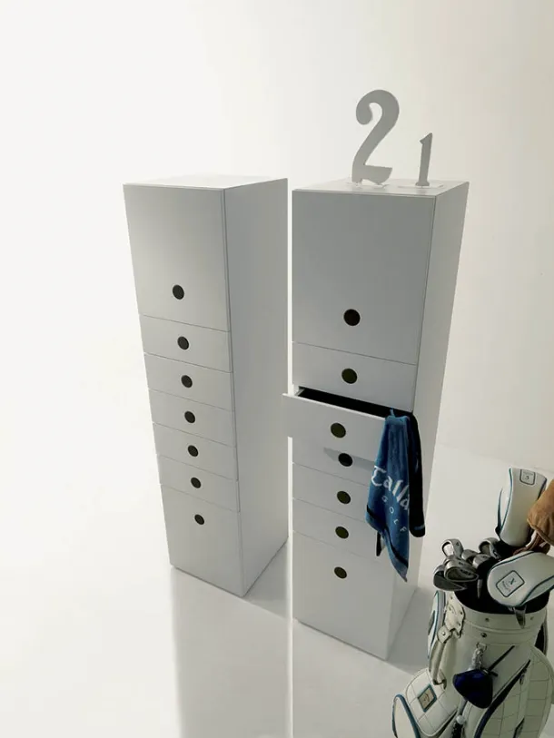 Cassettiera Settimanale in laccato opaco Feel di Fimar