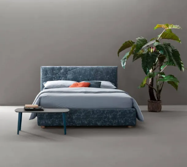 Letto matrimoniale imbottito Bloom di Bside