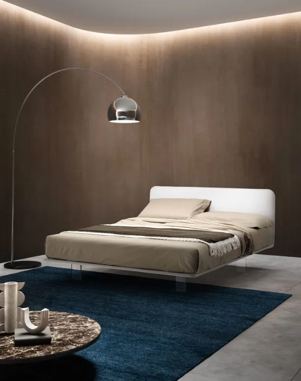 Letto in tessuto imbottito Brillant di Bside