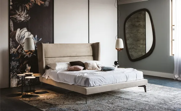 Letto matrimoniale con testiera Ludovic di Cattelan Italia