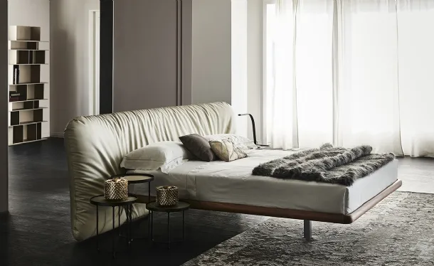 Letto in ecopelle Marlon di Cattelan Italia