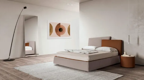 Letto con testiera Meeting up di Presotto