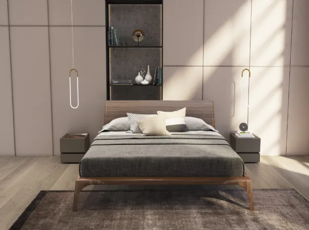 Letto in legno Relevè di Presotto