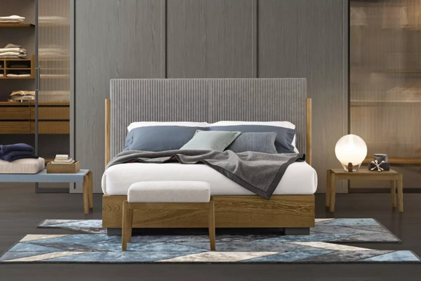 Letto con contenitore Promenade di Oggioni