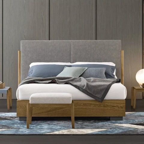 Letto con contenitore Promenade di Oggioni