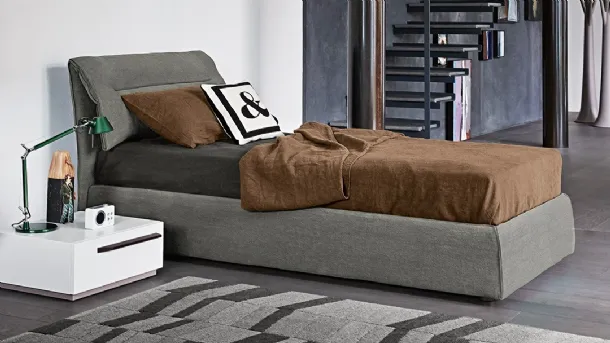 Letto singolo con box contenitore Campo di Bonaldo