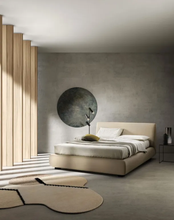 Letto in tessuto imbottito Strong di Bside