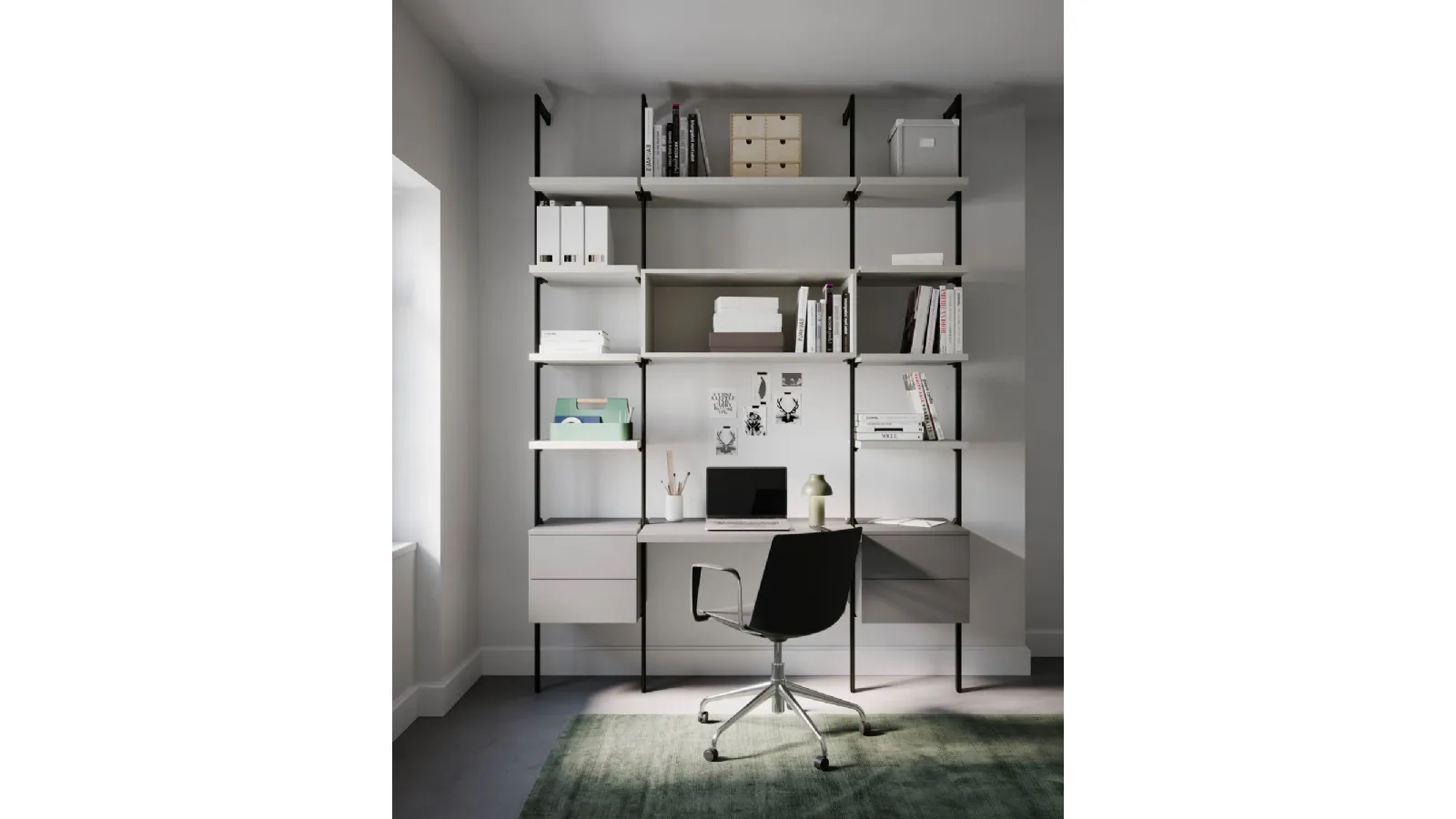 Libreria componibile Home Office di Nardi Interni