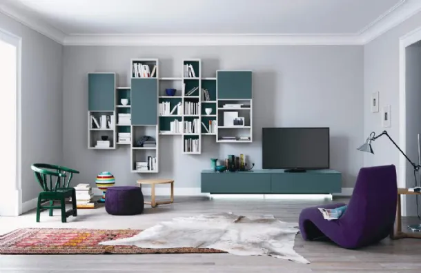 Libreria Modo Composizione M6C80 di Sangiacomo